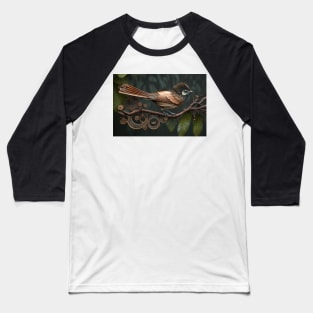 Steampunk bird Baseball T-Shirt